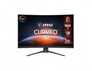 27.0- MSI VA LED MAG 275CQRF QD Curved Gaming Black (1ms, 4000:1, 300cd, 2560x1440, 178°/178°, Quantum Dot, HDMI x 2, DisplayPort, USB-C (Video), Curvature 1500R, 170Hz Refresh Rate, AMD Adaptive Sync, Height adjustment, Audio Line-out, VESA)